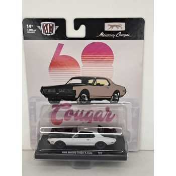 M2 Machines 1:64 Mercury Cougar R-Code 1968 grey